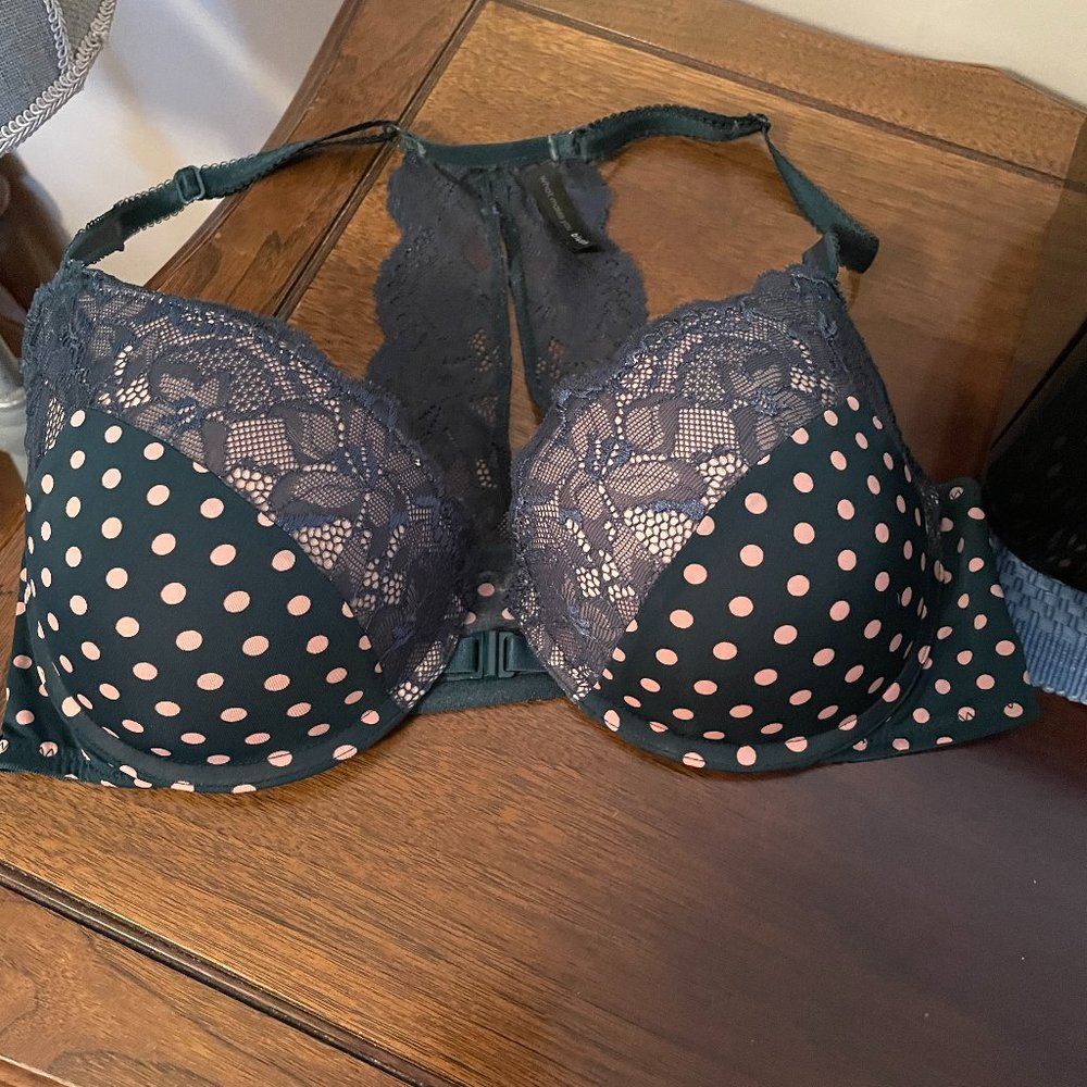 BLUSH Padded Bra 34D & High Waist Panty M